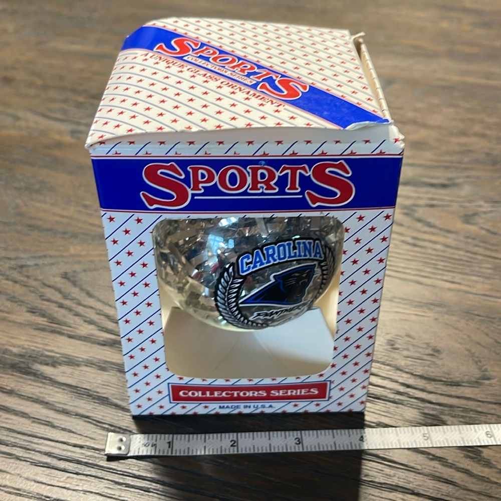 Vintage Carolina Panthers Christmas Ornament
